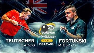 TEUTSCHER vs FORTUŃSKI ▸ 2024 Yalin WPA Men's World 8-Ball Championship