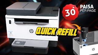 HP LaserJet Tank MFP 2606sdw - 15 seconds reload, 30 paise per page (best for printing shops)