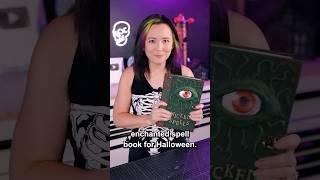 Make a Halloween Spellbook with a MOVING EYE! #shorts