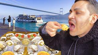 فطور بمنطقة مشاهير اسطنبول بمطعم مطل البحر والبسفور Bebek istanbul
