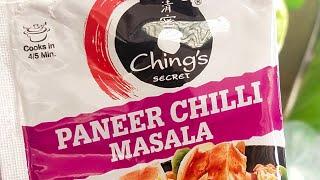 Tasty Chings Paneer chilli Recipe