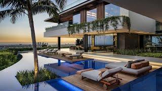 The biggest home in Hollywood Hills with unparalleled 300 degree city skyline views for $40 Million