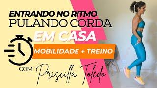 Pulando Corda no Ritmo da Música com Priscilla Toledo