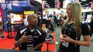 Krista Elyse Interviews NHRA Top Fuel Driver Antron Brown at PRI 2014