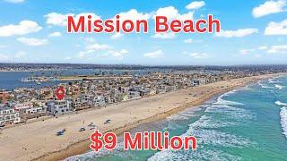 Oceanfront Mission Beach Home For Sale | $9,000,000