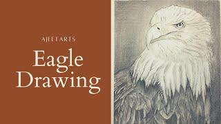 How to draw an Eagle Drawing | Ajeet Arts