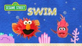 Sesame Street: Find Letters with Elmo Fish and Abby Fish | Underwater Adventure Game