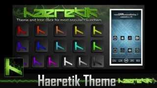 Haeretik Theme and Icon Pack - Nova, Apex, GO Launcher EX and more...