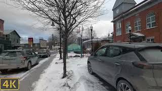 Walking in Sutton in a Snowy Day - Quebec   Canada - Part2 