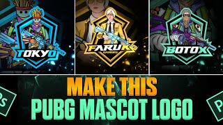 How to make gaming MASCOT LOGO|| Pubg Bgmi best MASCOT LOGO tutorial on android