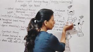 kohler insight learning theory | gestaltwad theory | अंतर्दृष्टि सूझ सिद्धांत |