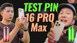 1 NGÀY TEST PIN iPHONE 16 PRO MAX THỰC TẾ SẼ NTN !??