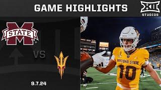 Mississippi State vs. Arizona State Game Highlights | 2024 Big 12 Football