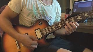 Practicing Zakk Wylde pentatonic 2 note per string style (August 2016)