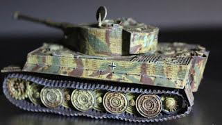 Panzer Tiger 1 Tank (Late w/ Zimmerit) 1:72 model