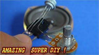 Top 1 Electronic Project with Transistors, SIMPLE MAKE! WERY EASY!