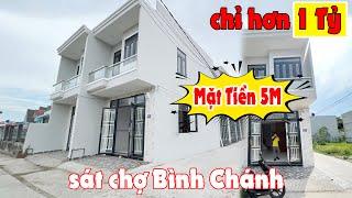 Bán Nhà Bình Chánh giá rẻ 2023 | Mặt Tiền Kinh Doanh 5m - sát chợ Bình Chánh