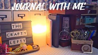 ASMR Journaling | Black and Pink Relaxing Journal Process