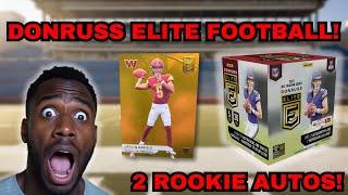 2024 DONRUSS ELITE FOOTBALL HOBBY BOX REVIEW! 2 ROOKIE AUTOS!