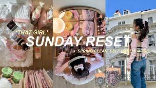  SUNDAY RESET ROUTINE  everything shower, spring clean, productivity & more