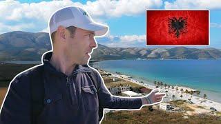 Spaziergang durch diese wunderschöne Strandstadt in Albanien | Orikum, Albanien Reise-Vlog