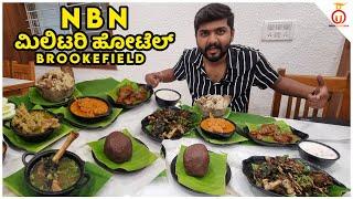 Famous NBN Military Hotel in Bangalore | Kannada Food Review | Non-Veg Food | Unbox Karnataka