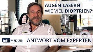 Augen lasern: Wie viel Dioptrien sind möglich? | Expertenantwort von Prof. Dr. Frohn