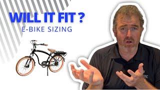 Fitting your Electric Bike Company E-Bike Correctly