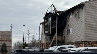 Apartment fire in Bellevue displaces ten residents