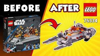 LEGO Star Wars Mapuzo Snub Fighter MOC (75334) Alternate Build for Obi-Wan Kenobi vs. Darth Vader