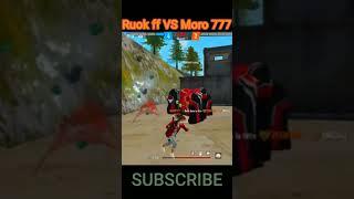 Ruok ff vs Moro 777 || ruokff is headshot hacker  #shorts #eye94 #ruokff #moro777