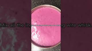 Red Dragon Fruit Muffin(simple recipe)