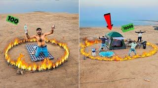 Rs/- 100 Fire Circle Vs Rs/- 10000 Fire Circle ⭕️- Overnight Challenge-  अब होगा असली धमाल