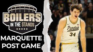 Purdue Boilermakers vs Marquette Golden Eagle Post Game Show | Boilers In The Stands