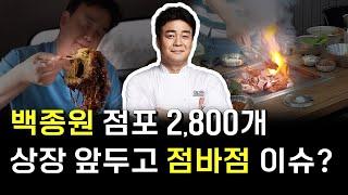 상장 향해 달리는 더본 코리아