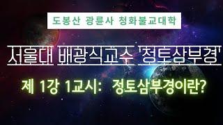 서울대 배광식교수 [정토삼부경] 1강 1교시 -정토삼부경이란?