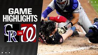 Rockies vs. Nationals Game Highlights (8/21/24) | MLB Highlights