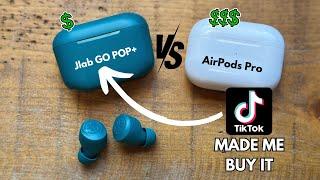 TikTok Made Me Buy It! - Jlab Go POP+ vs Airpods Pro