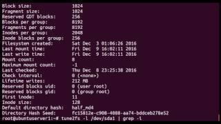 How to find the blocksize of an ext2/ext3/ext4 filesystem on Linux from the Command Line