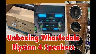 Unboxing Wharfedale Elysian 4 Speakers