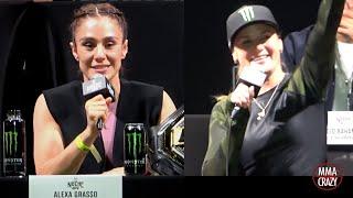 Alexa Grasso vs. Valentina Shevchenko 3 Press Conference Highlights UFC 306