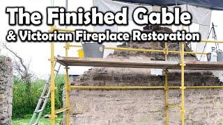 Restoring Original Victorian Fireplace & The Completed Stone Gable : Our Irish Farmhouse Renovation