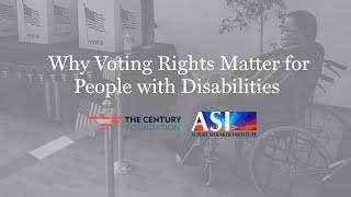 Why Voting Rights Matter for People with Disabilities