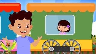 Chuk Chuk Rail Chali, छुक छुक रेल चली, Hindi Rhymes and Train Song, Kids Poem