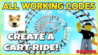 *Doge Cart FREE*  NEW CODE for CREATE A CART RIDE  Codes for Create a Cart Ride Roblox in May 2023