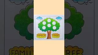 Family Tree Drawing / Family Tree Project #shorts #viral