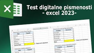 Digitalna pismenost - EXCEL #kutak #drzavnauprava