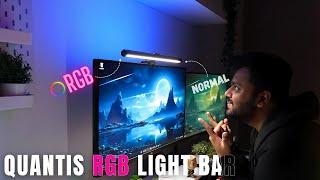 Best Monitor Light Bar In India, Quntis ScreenLinear RGB Light Bar Review