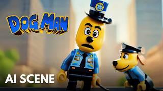 DOG MAN Scene Reimagined by AI in LEGO | Runway Gen 3