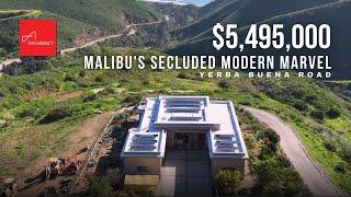 Luxury Oceanfront Estate Tour: Malibu's Secluded Modern Marvel | Virtual House Walkthrough